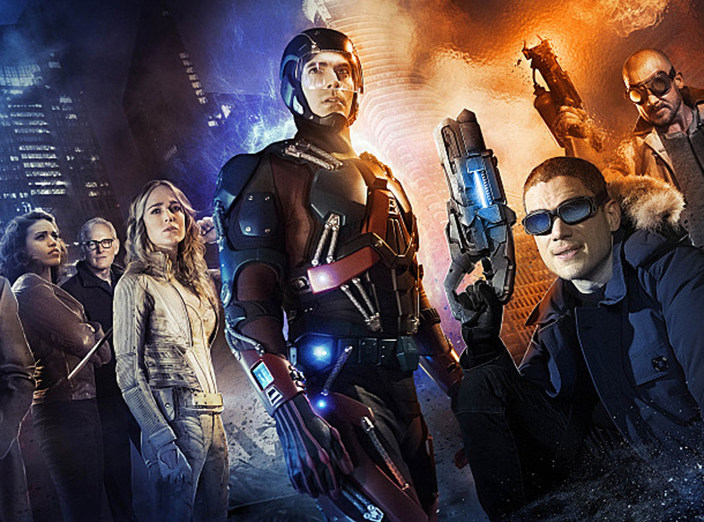 Victor Garber, Caity Lotz, Brandon Routh, Legends of Tomorrow Victor Garber, Caity Lotz, Brandon Routh, Legends of Tomorrow